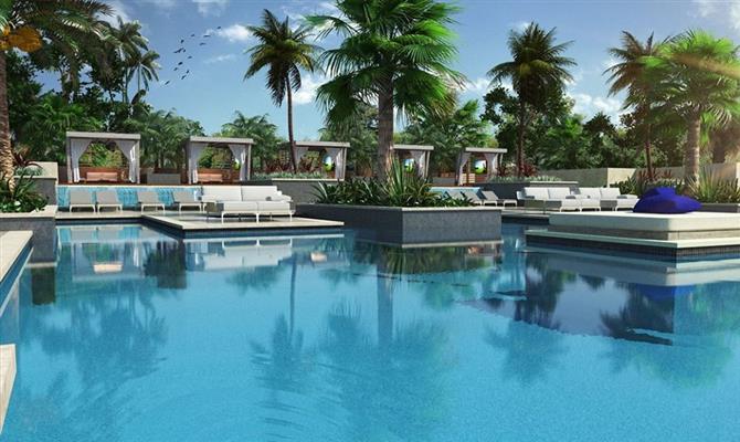 O Unico 20° 87º Hotel Riviera Maya terá três piscinas, cada uma em seu próprio ambiente reservado