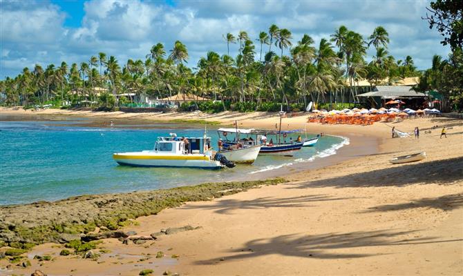 Praia do Forte, na Bahia, um dos destinos mais procurados no Nordeste
