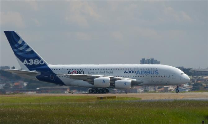 A380, maior aeronave comercial da empresa, sai por US$ 445,6 milhões