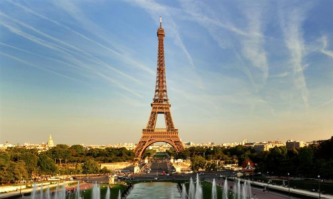 Torre Eiffel em Paris, na França