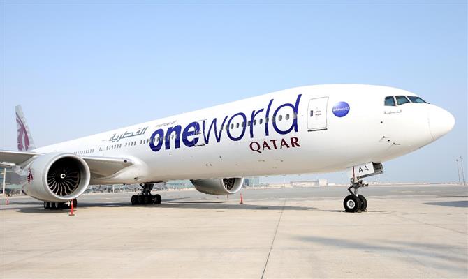 Qatar Airways é uma das companhias que fazem parte da Oneworld