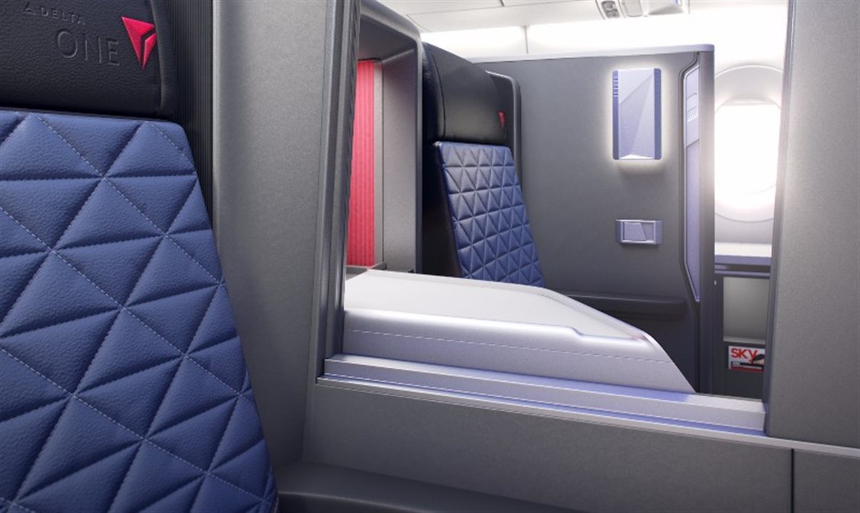 Novidade é exclusiva para clientes Delta Onecabine superior da companhia