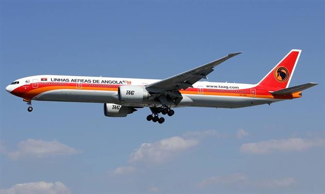 Avião da TAAG Angola, uma das companhias que aparecem na lista