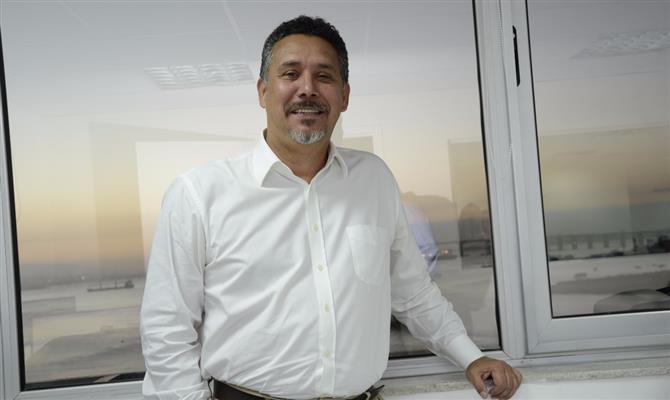 Flavio Correa na nova sede da Rextur Advance, em Niterói
