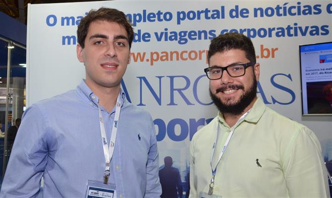 Os diretores da Vexpenses,Thiago Campaz e Bruno Pain
