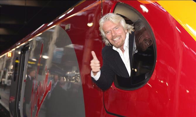 Richard Branson, fundador do Grupo Virgin, em foto de 2016