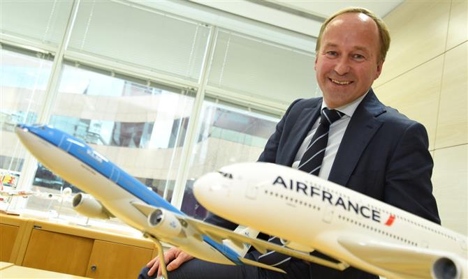 O vice-presidente de Estratégia Comercial do grupo Air France-KLM, Pieter Bootsma