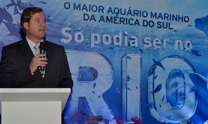 Ministro do Turismo, Marx Beltrão, participa da inauguração do AquaRio