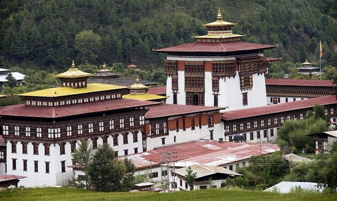 Monastérios no Butão