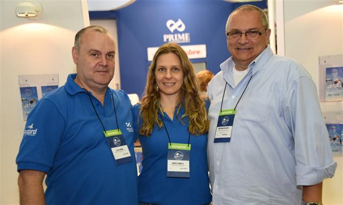 Rafael Kother, Marcela Andreta e João Paulo Stelczyk, da Prime Consolidadora