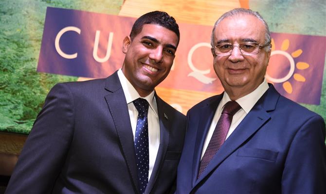 Da esquerda à direita: Muryad de Bruin, diretor de Marketing na América do Sul de Curaçao, e José Roberto Maluf, sócio da Twist and Shout, representante de mídia de Curaçao no Brasil
