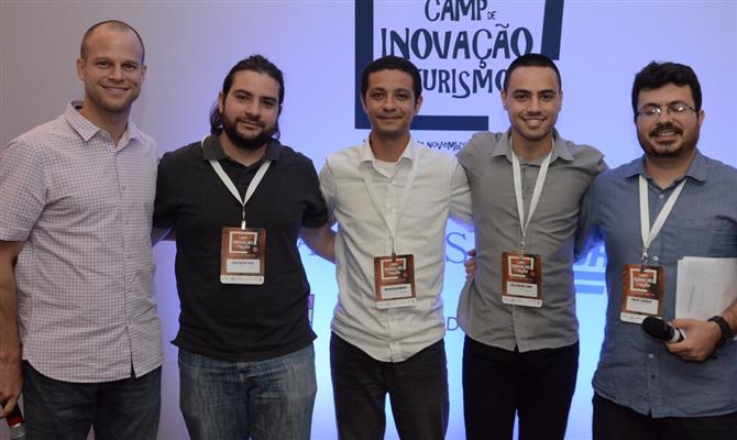 Ygor Pinho, Eduardo Nascimento e Eder Sambo, da Fast-in