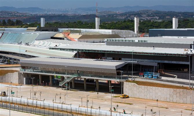 Vista externa do novo terminal em BH, que será inaugurado no próximo dia 6