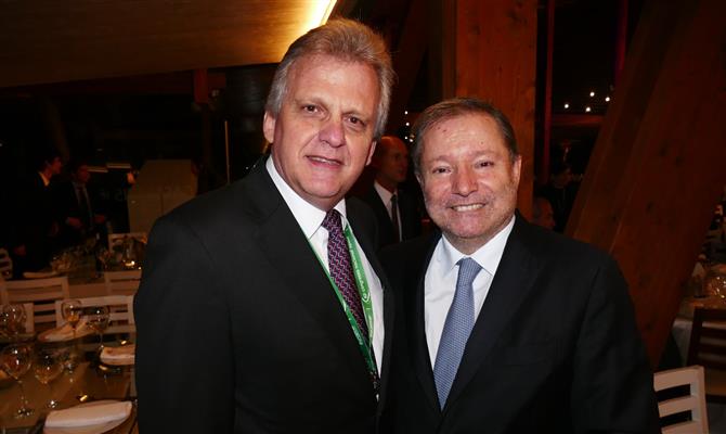 Os presidentes Edmar Bull, da Abav, e Pedro Costa Ferreira, da Apavt