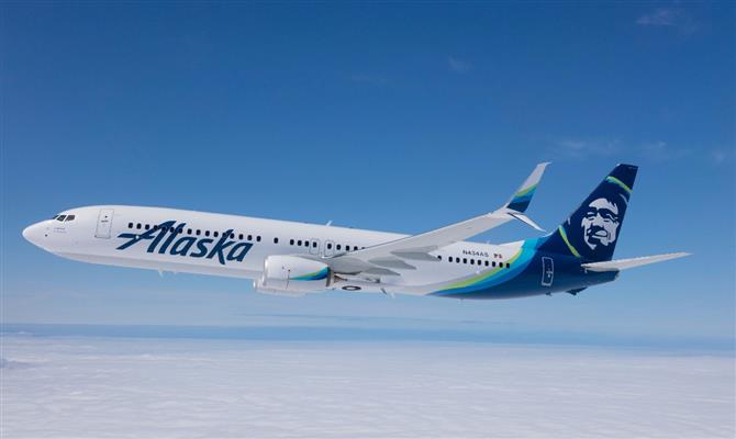 Alaska Airlines é aérea dos EUA que fornece mais compensações aos clientes, segundo novos painéis do DOT
