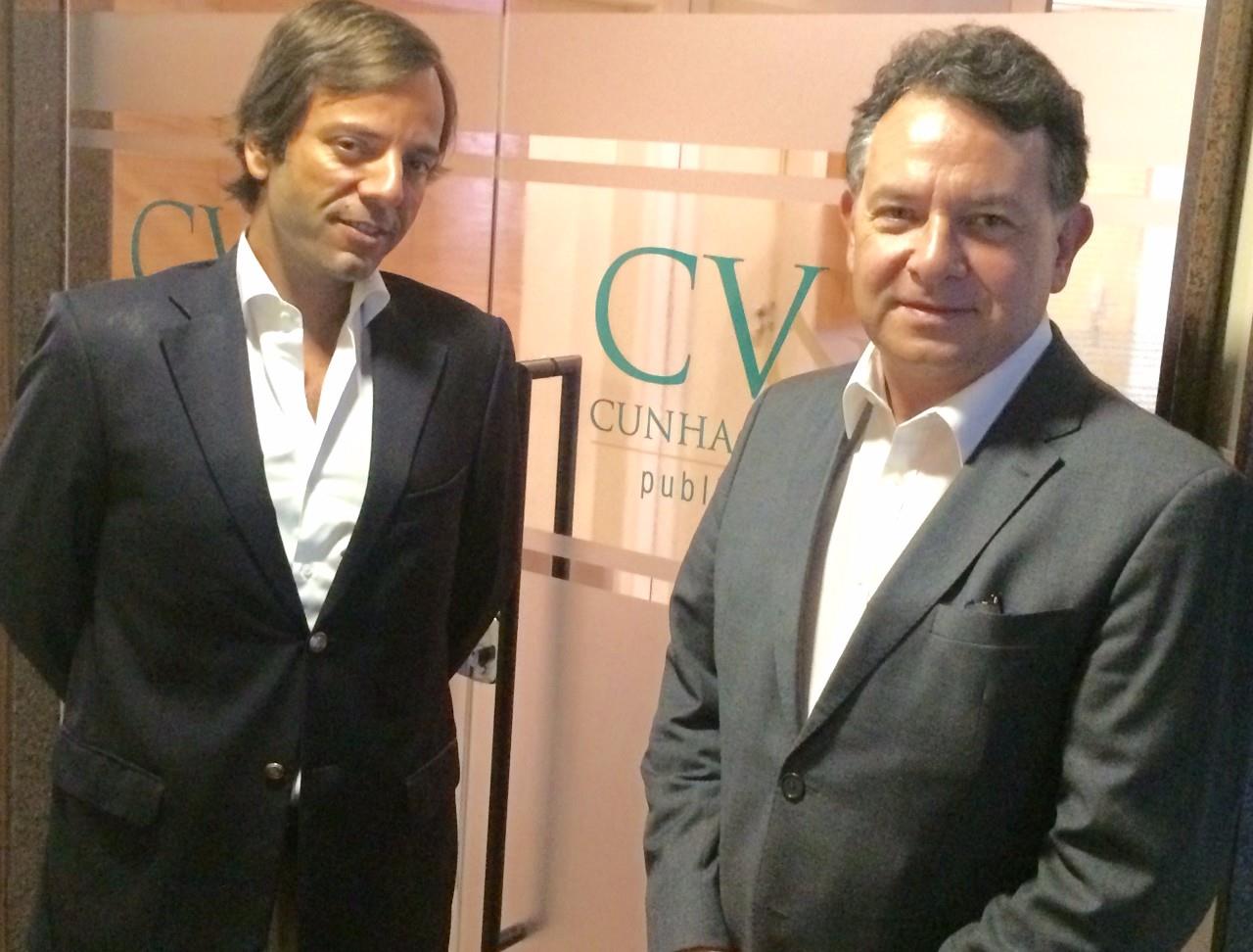 David Seromenho, CEO, e Luiz Fernando Moraes, presidente da Cunha Vaz Brasil