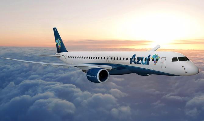 28 voos semanais extras da Azul para Canoas (RS) a partir de junho serão operados por jatos Embraer 195-E1