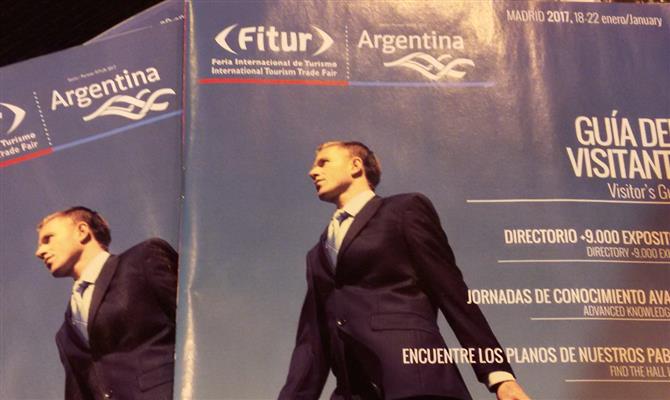 Como parceiro estratégico, Argentina aparece em toda a comunicaçao e publicidade da Fitur 2017. Foi a primeira vez que a Fitur permitiu essa modalidade