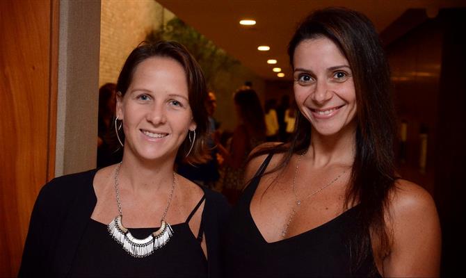 Shena Moore, do Ponta dos Ganchos Resort, e Emilia Aiello, do Inspiration