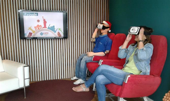 Tecnologia cada vez mais usada no Turismo, a realidade virtual é uma das armas da Luck Viagens para se diferenciar no mercado