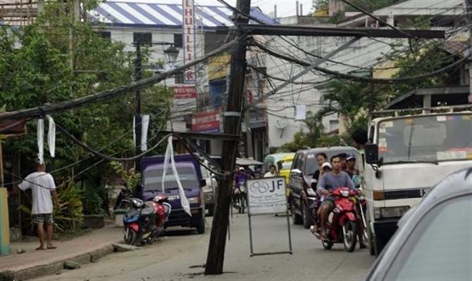 A cidade de Surigao, na região atingida pelo terremoto