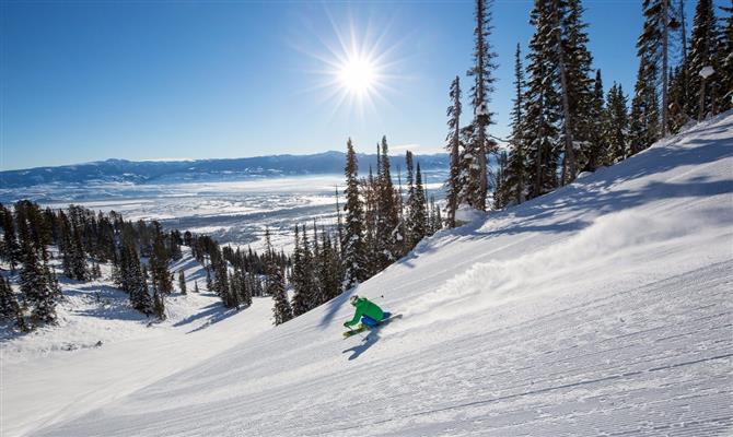 Além de pistas de maior dificuldade, Jackson Hole contará a partir de dezembro com a nova estação de esqui Solitude, voltada para aulas aos iniciantes