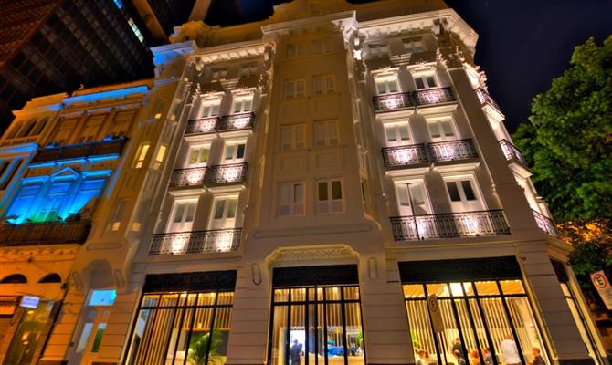 Hotel foi aberto em prédio de 90 anos no centro histórico do Rio de Janeiro