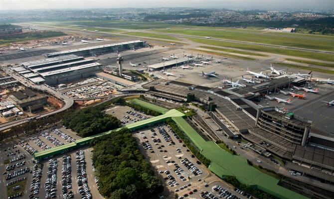 Aeroporto de Cumbica, em São Paulo, é o mais movimentado do Brasil