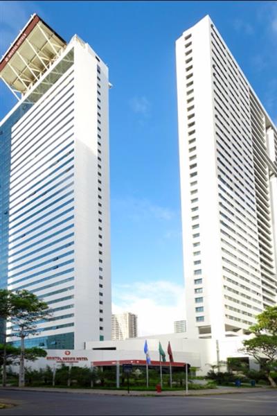 Fachada dos novos hotéis da Bristol em Recife.