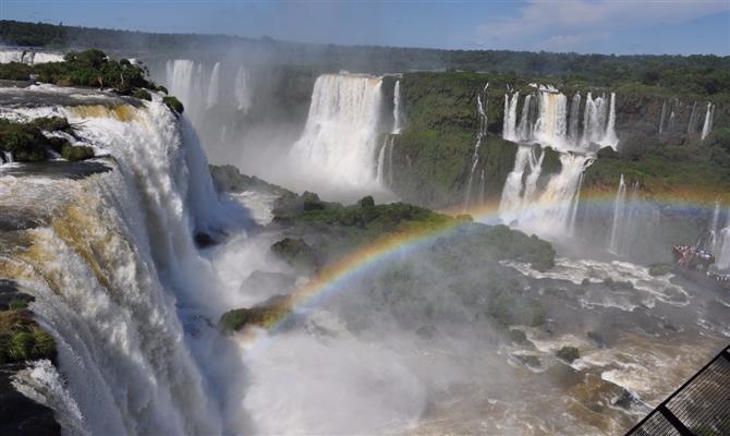 As Cataratas do Iguaçu foram um dos atrativos brasileiros destacados no webinar promovido pela Catalunha