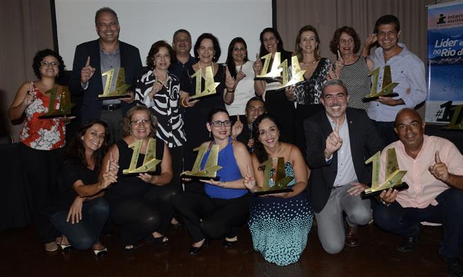 Agências premiadas pela Intermac no evento no Rio de Janeiro