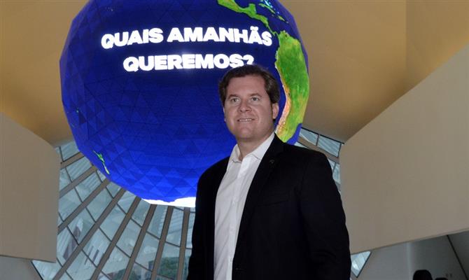 Marx Beltrão, ministro do Turismo, visitou o Museu do Amanhã (RJ)