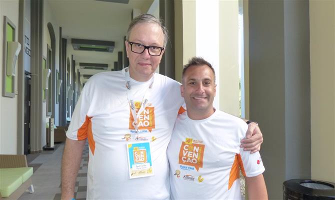 O diretor geral da Affinity, José Carlos de Menezes, e o gerente para o Rio de Janeiro, Alexandre Lança 