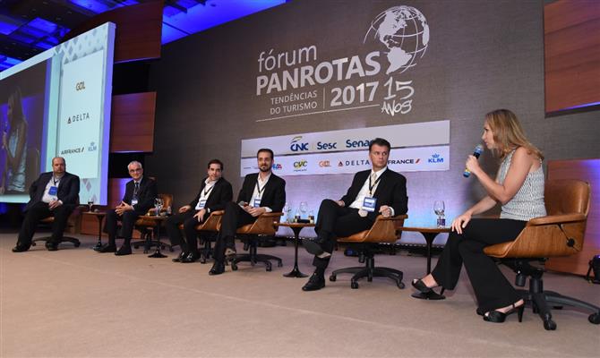 Da esquerda para a direita, Alex Manfitani, Tarcisio Gargioni, Flávio Gordiano, Ronald Domingues, Carlos Mauad e Daniela Bertollini