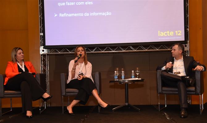 Luana Nogueira, gestora de Viagens da Siemens, Carlene Vallandro, executiva de Contas da Porto Brasil, e Marcel Frigeira, comprador de Viagens América Latina da IBM