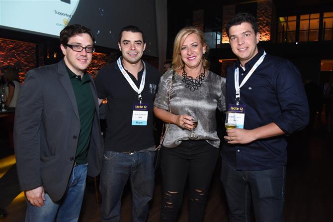 Matt Teixeira (Best Western), Marcos Ximenes (Taesa), Viviânne Martins (Alagev) e Daniel Tinoco (Taesa)