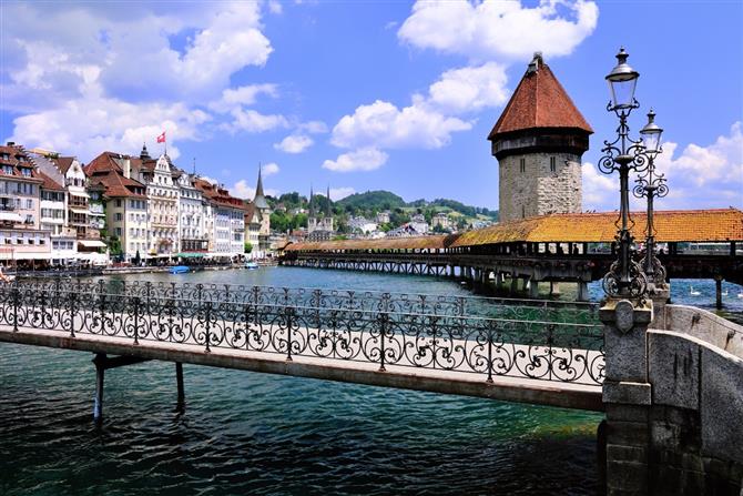A cidade de Lucerna, na Suíça