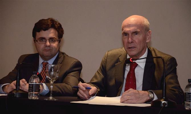 O cônsul-geral dos Estados Unidos no Brasil, Ricardo Zuniga, e o embaixador norte-americano, Michael McKinley