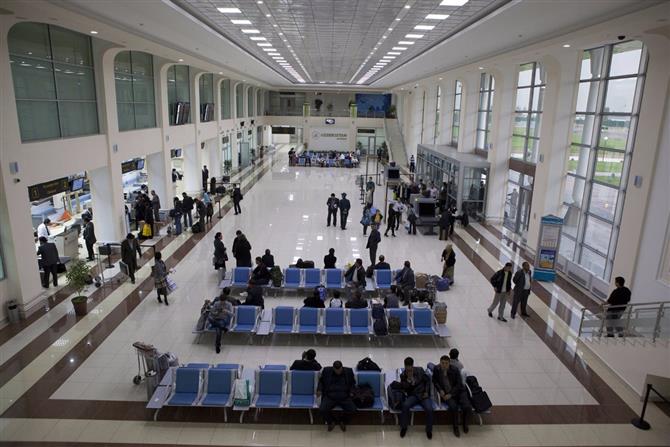 Aeroporto de Tashkent, Uzbequistão