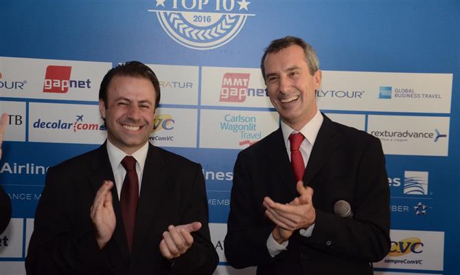 Emerson Sanglard e Christophe Didier, gerente geral Brasil e VP de Vendas da empresa