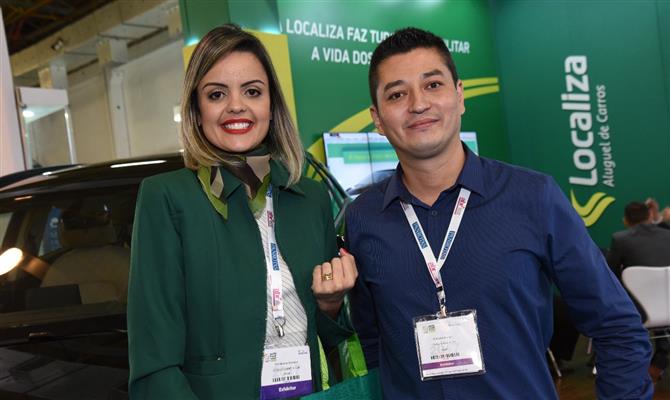 Mariana Santana e Ricardo Iamauti, da Localiza