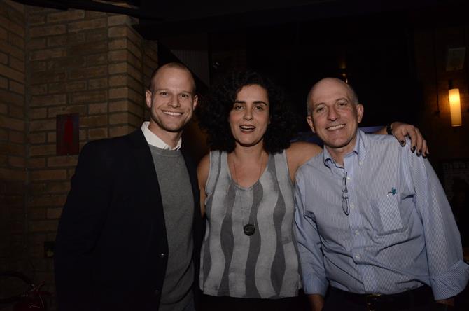 José Guilherme Alcorta, da PANROTAS, com Renata Saraiva, do Brand USA, e Aldo Leone, da Agaxtur