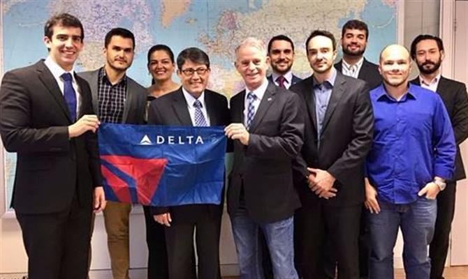 Os representantes da Embratur e da Delta Airlines se reuniram na última quinta-feira (13)