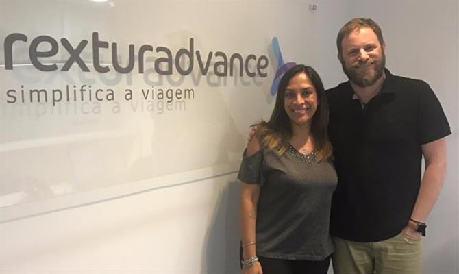 Milene e Luciano Guimarães, da Rextur Advance