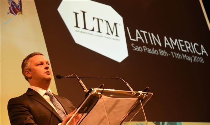 Simon Mayle apresenta novo nome, logomarca e data de 2018 da então Travelweek São Paulo by ILTM