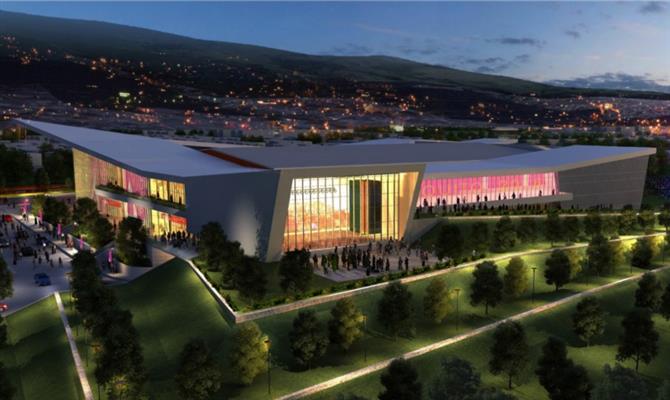 O projeto do Centro de Convenções Metropolitano de Quito