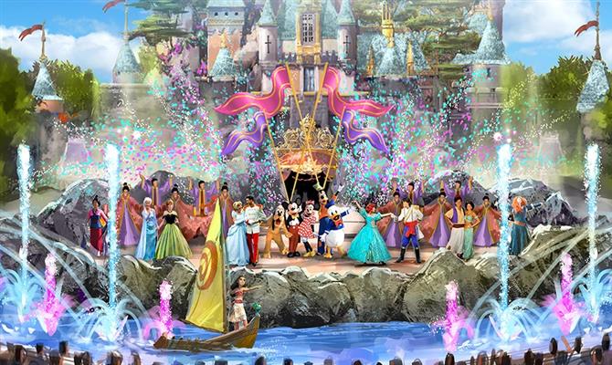 Imagem mostra conceito da expansão da Disneyland em Hong Kong