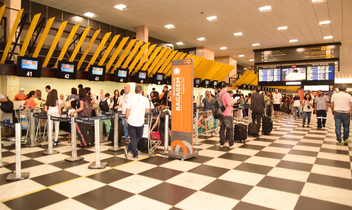 O Aeroporto de Congonhas, em São Paulo, é um dos terminais incluídos na lista da portaria publicada hoje