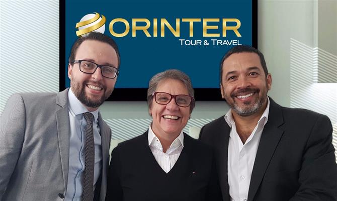 Roberto Sanches, Ana Maria Berto e Jorge Souza, os três da Orinter