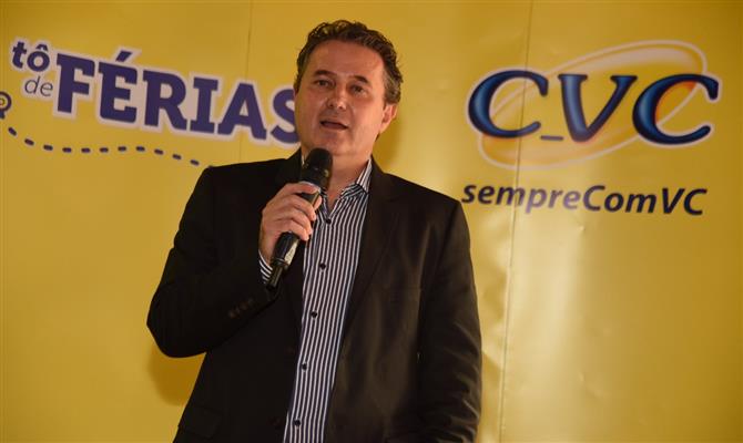 Marcelo Oste, diretor de Marketing da CVC, apresentou a nova campanha
